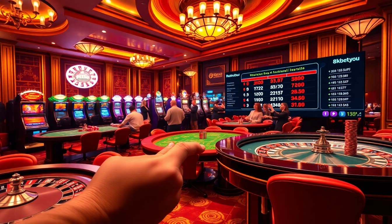 Experience thrilling action at https://8kbet.you/ with high-stakes casino games and engaging players.