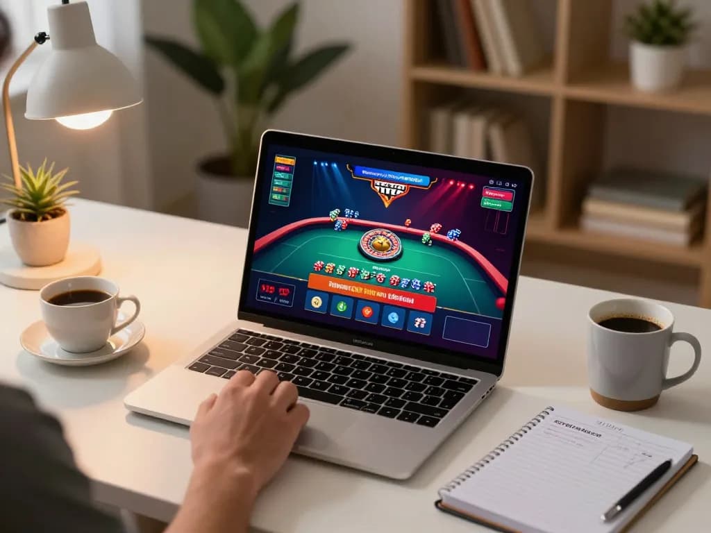 Experience the excitement of nhà cái 88aa with a player engaged in online casino gaming.