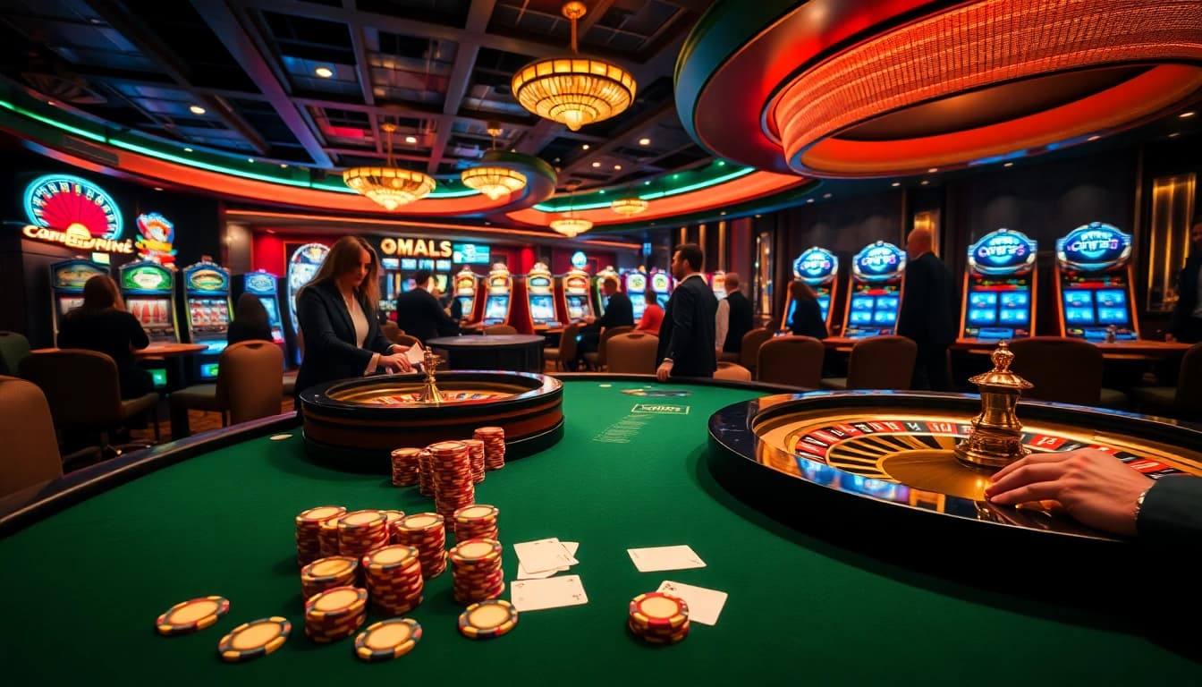 The hidden wiki showcases an exciting casino scene with poker chips, cards, and roulette wheels.