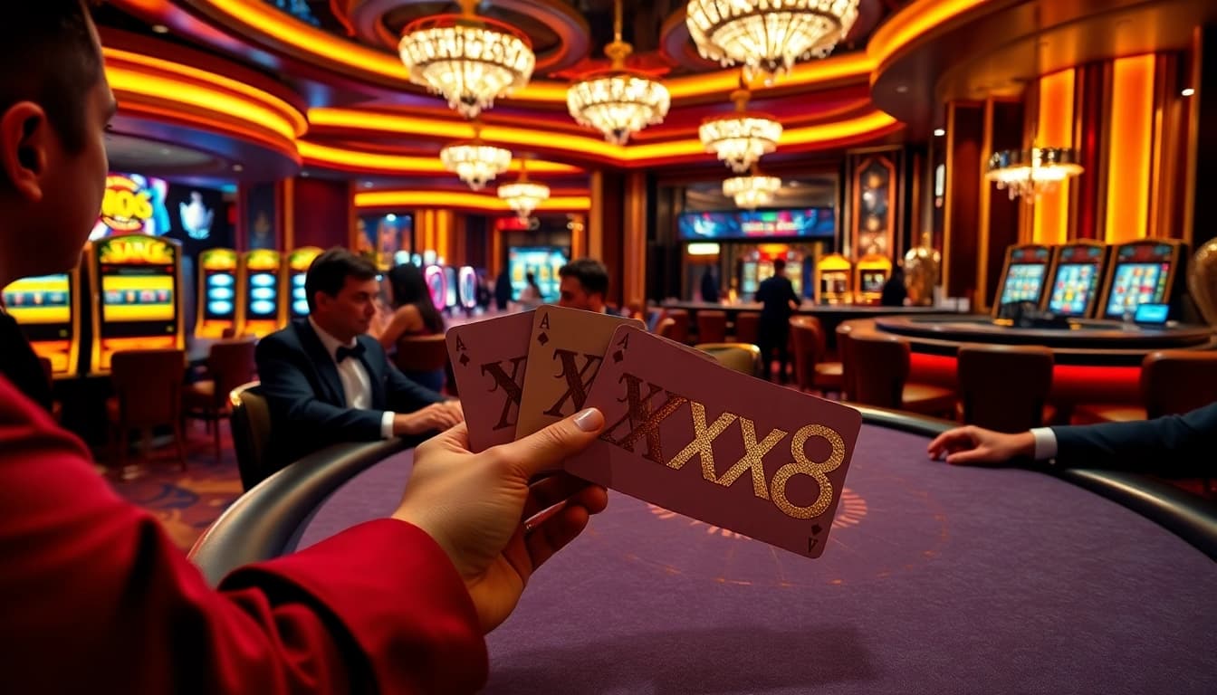 Experience the thrill of gambling at XX88 with exciting poker games and luxurious ambiance.