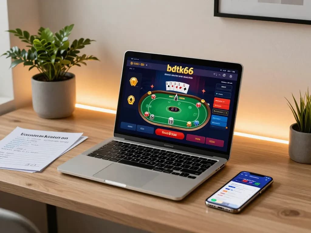 Engaging online poker gameplay on bdtk66 with notes for strategic betting decisions