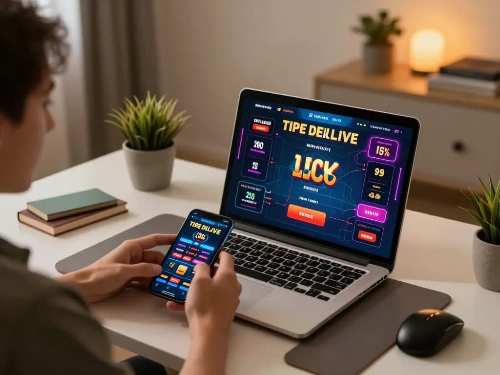 Engaging online gaming setup with live dealer interface highlighting kuwinfi for a vibrant betting experience.