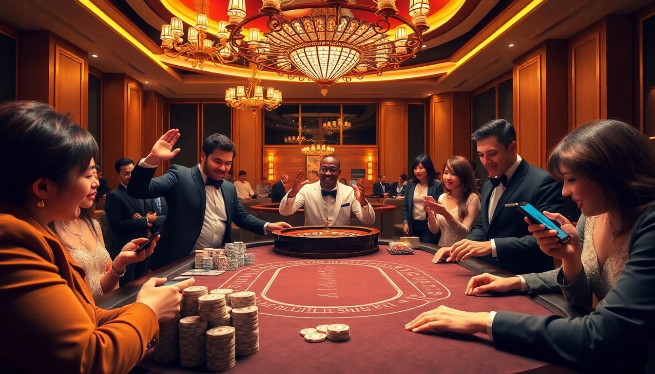 Experience the excitement of gambling at LU88 with seamless access through link vào lu88, featuring vibrant casino visuals.