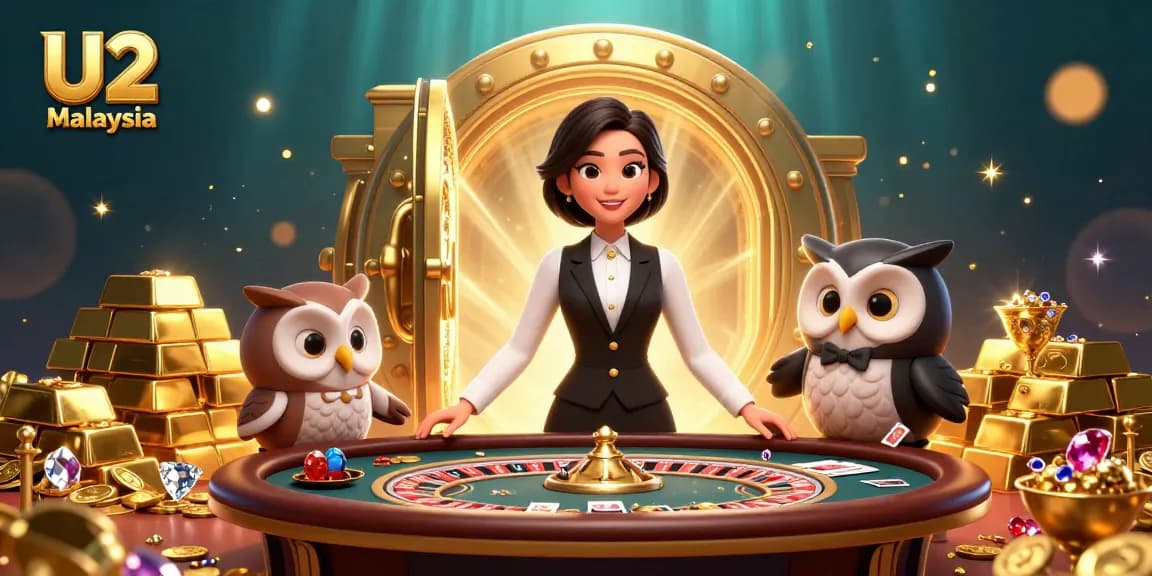 Experience the excitement of U2 Malaysia's vibrant casino scene with our elegant 3D dealers and dynamic effects.