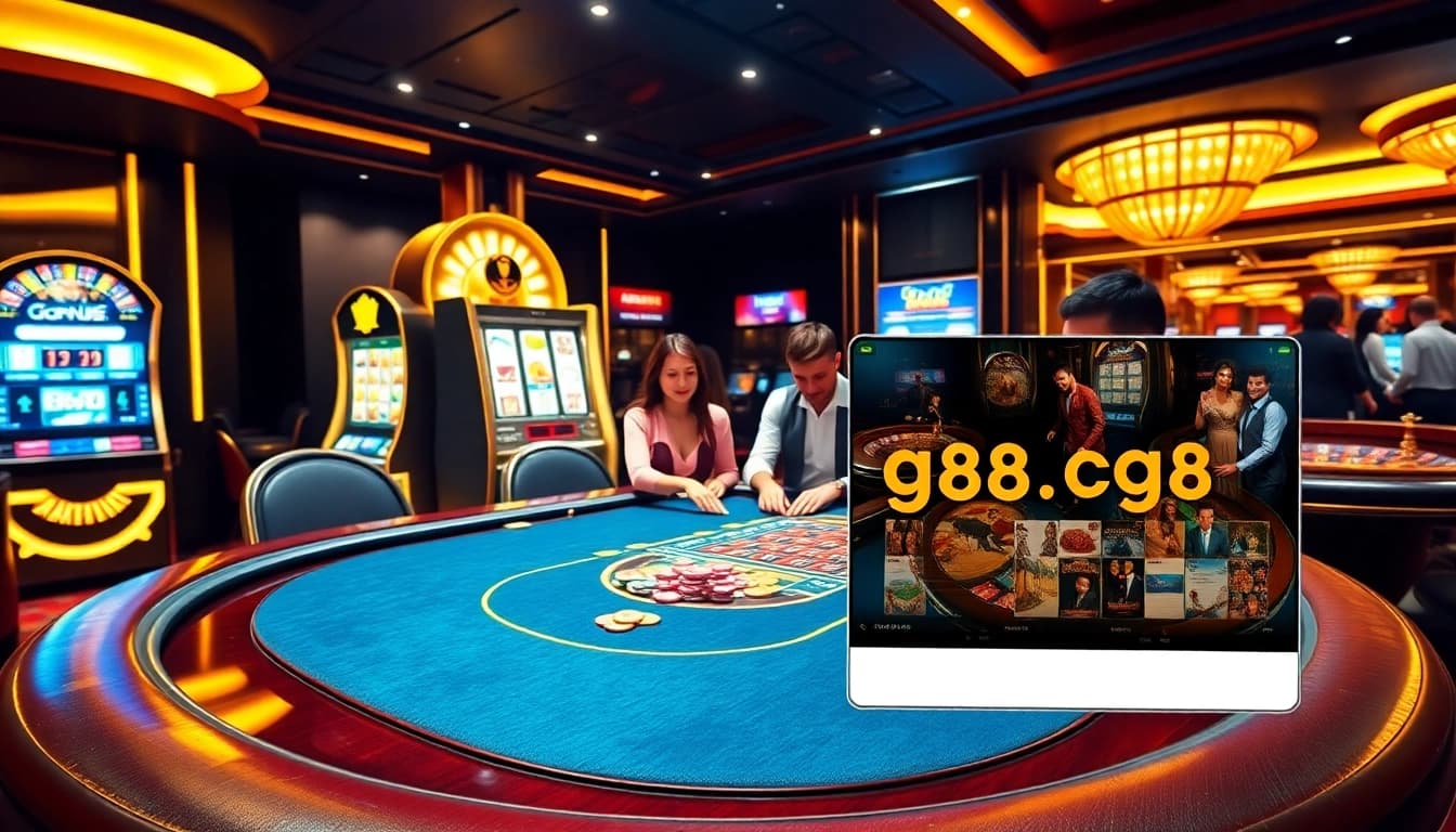 Exciting gaming experience at gg88.cn.com with poker, slots, and roulette.