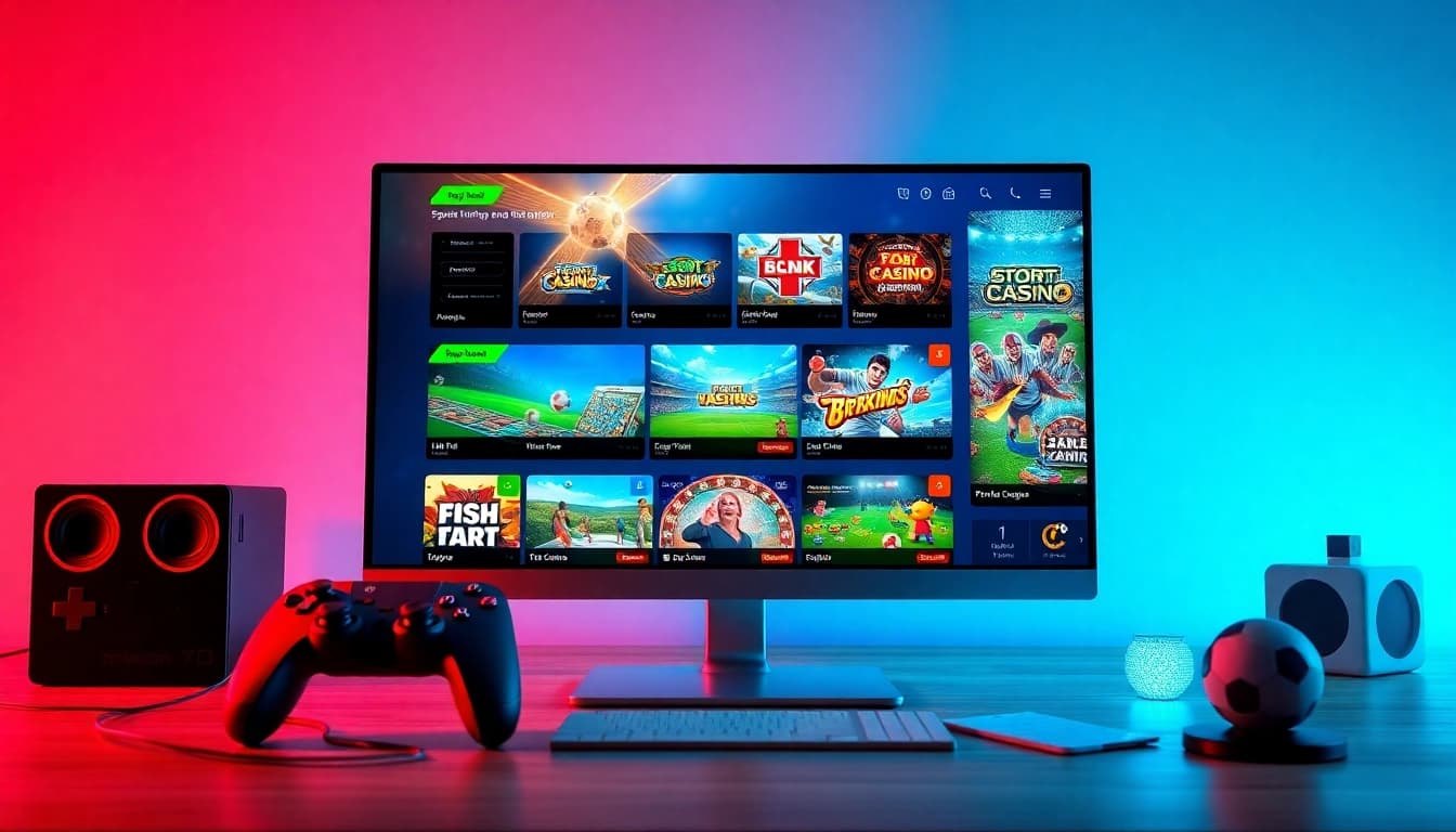 Vibrant display of 789club's online gaming interface, showcasing exciting games and betting options.