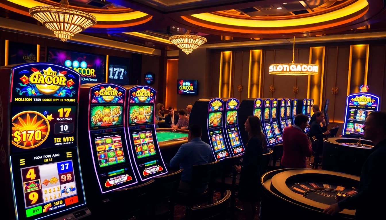 Experience the excitement of Slot Gacor machines with vibrant visuals and big wins.
