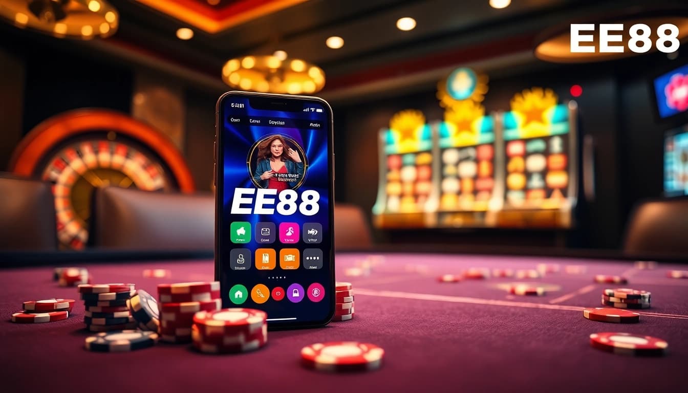 Engage with the exciting EE88 app for immersive online gambling experiences.