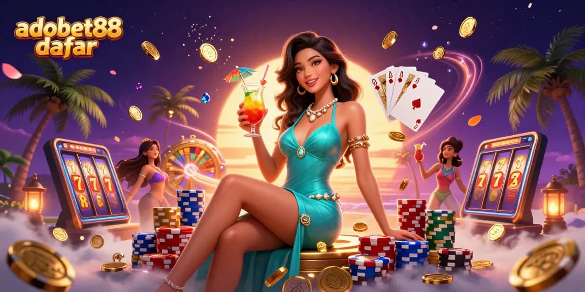 Play big with adobet88 daftar and enjoy sensational slots at this vibrant beach casino scene.