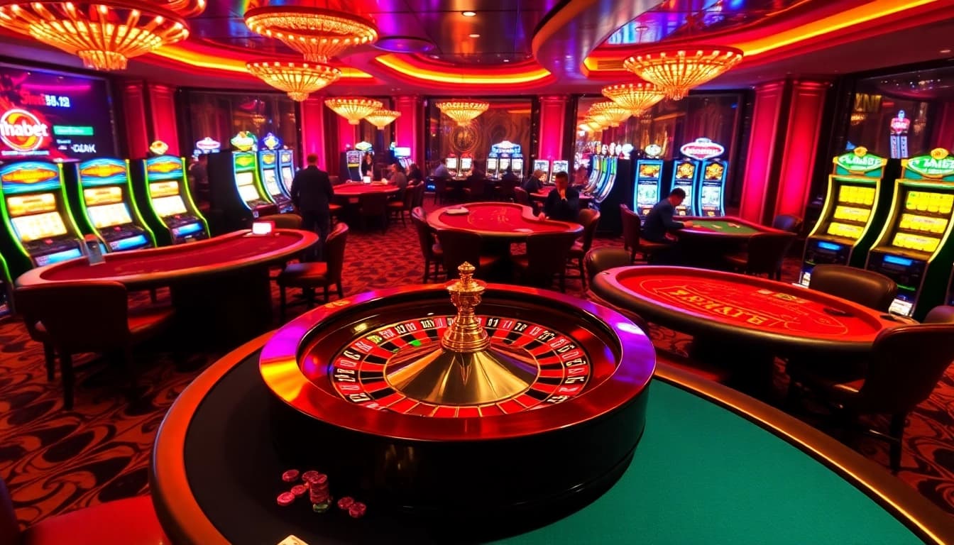 Experience thrilling gambling at https://thabet77.sa.com/ with vibrant casino tables and engaging players.