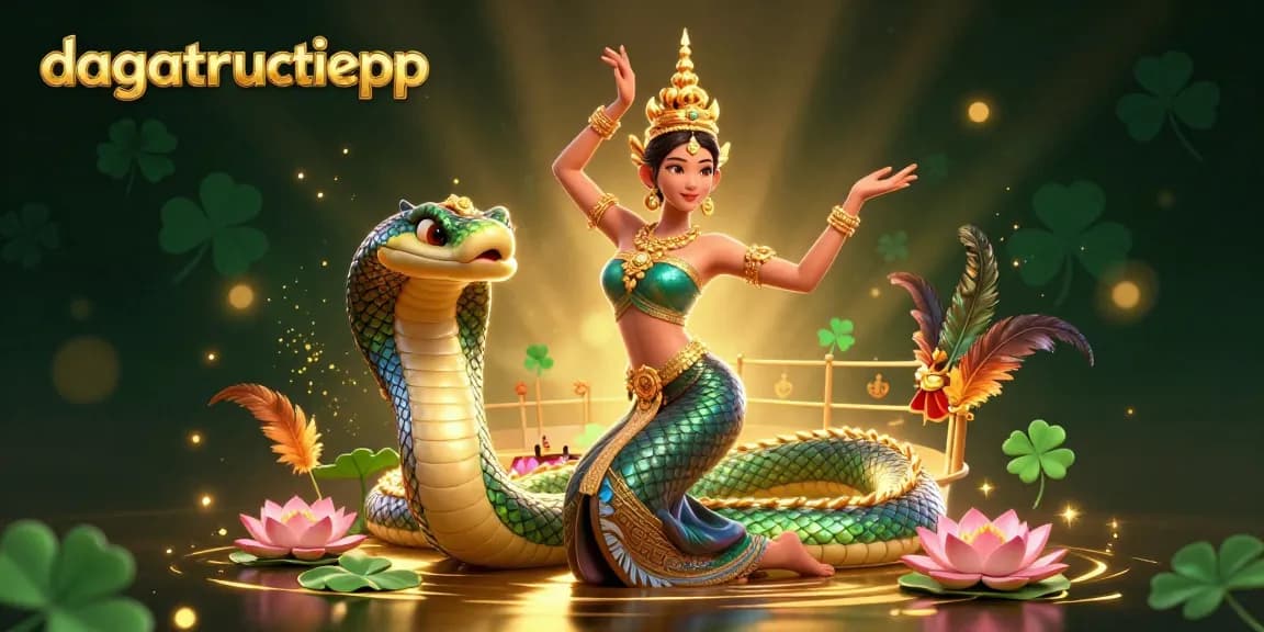 Engage in thrilling cockfighting with dagatructiepp as Asian woman with Naga serpent captures the action.