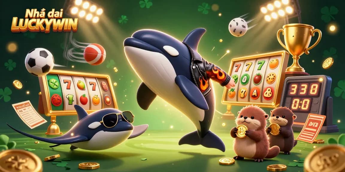 Catch the thrill with Nhà cái LUCKYWIN in a vibrant 3D gaming adventure filled with excitement!