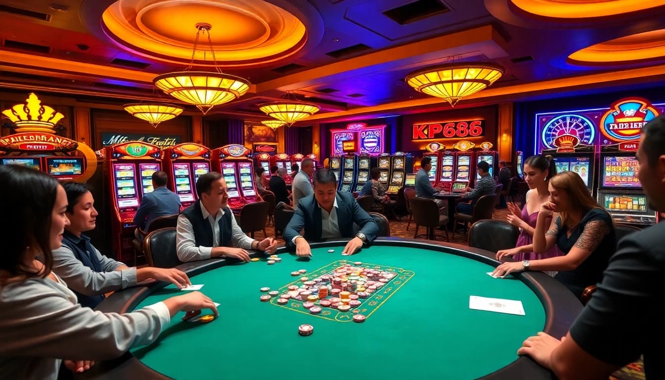 Winning at KP88 casino with exciting games and high-stakes poker action.