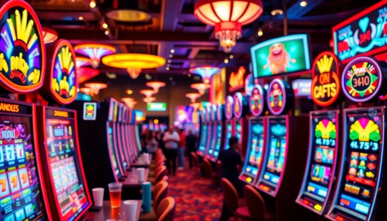1777 bet 777 slots- এর ঝলমলে স্লট মেশিনের সুরেলা দৃশ্য।