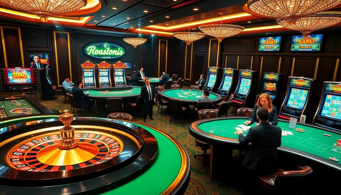 Players engage in intense poker action at the 88xx casino, highlighting excitement and luxury.