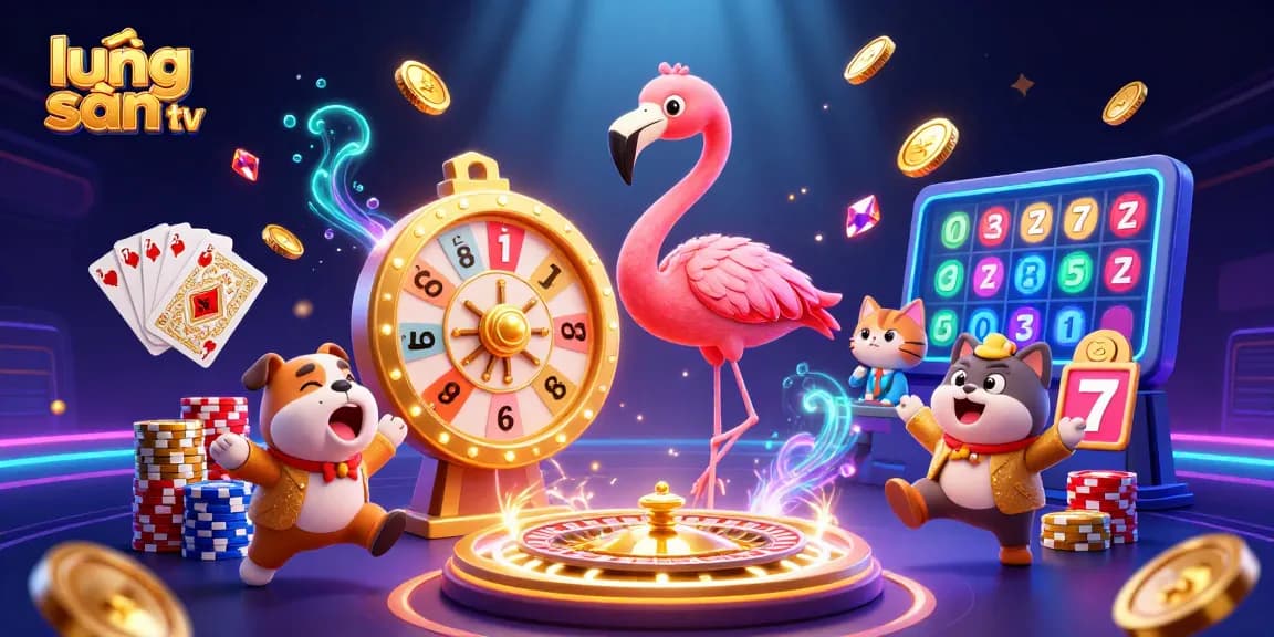 Experience the thrill of lương sơn tv gambling with 3D characters in a vibrant, dynamic environment.