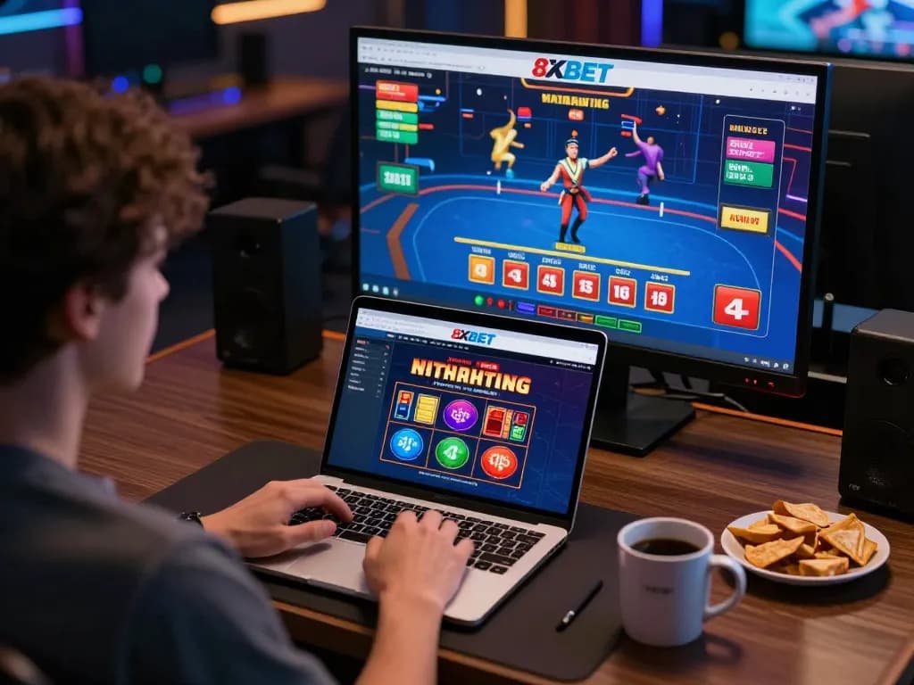 Experience thrilling live dealer gaming action with nhà cái 8xbet online.