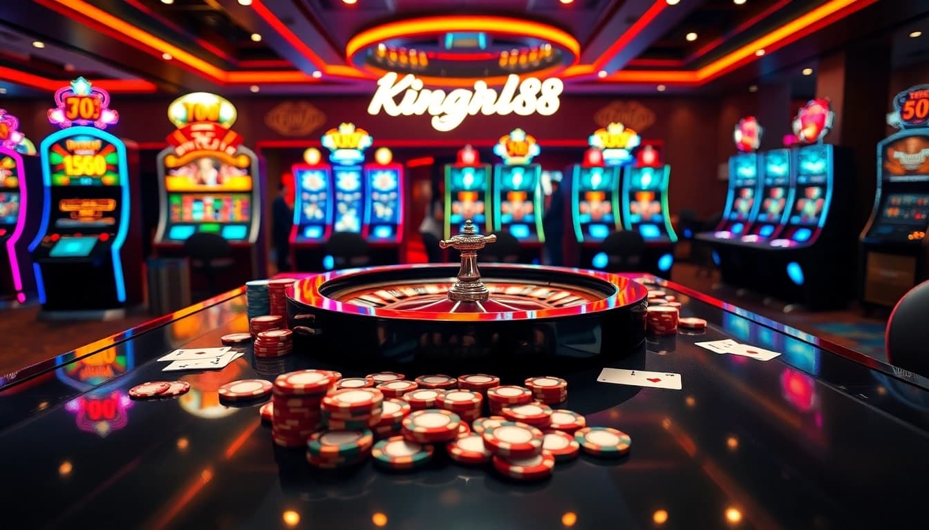 Engaging players at kinggaruda138 enjoying a thrilling casino experience filled with excitement.