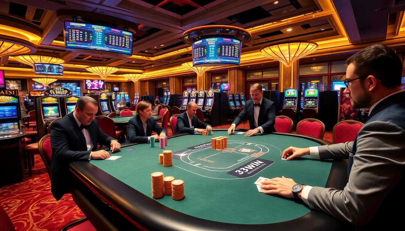 Experience the thrill of winning at 33win with vibrant casino games and engaging players.