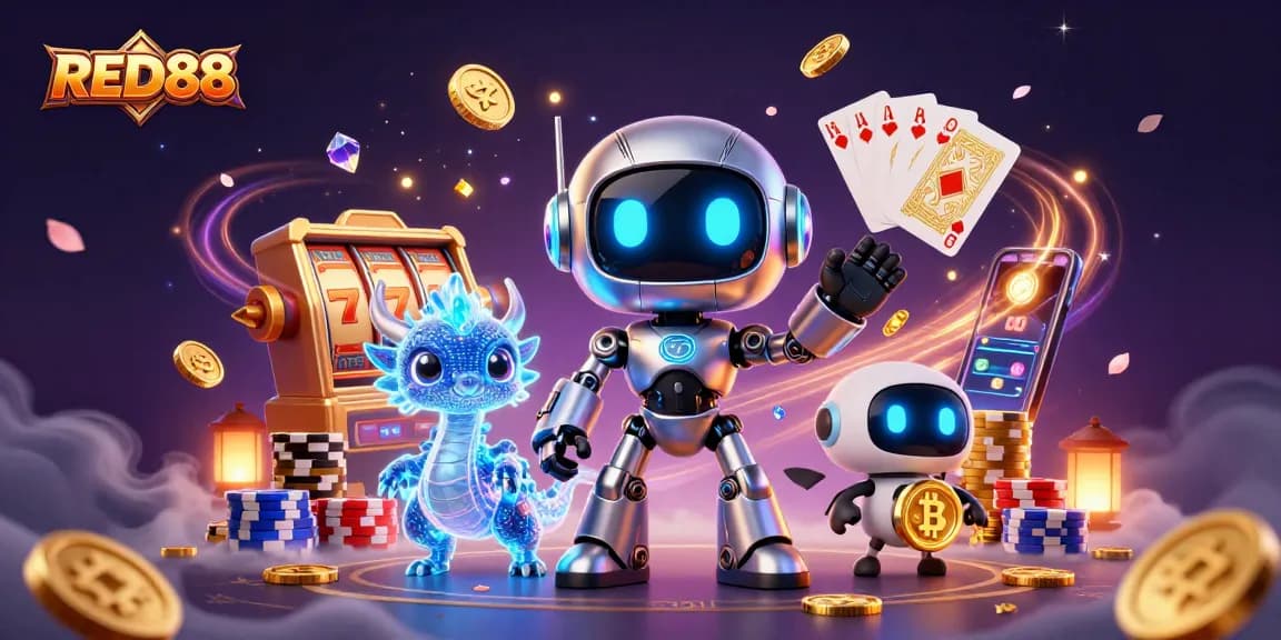Engage in thrilling games at RED88 with vibrant cartoon characters, enhancing your gaming experience.