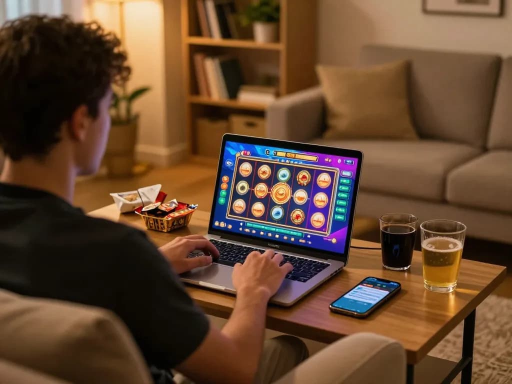 Play slots on lecreusot-hotel's platform, showcasing vibrant online gaming atmosphere.