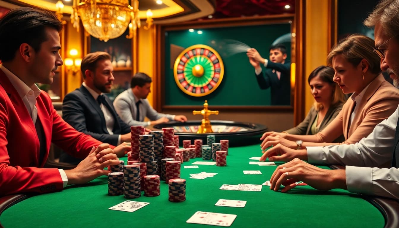 Players engage in strategic card games at the luxury GO8 poker table.
