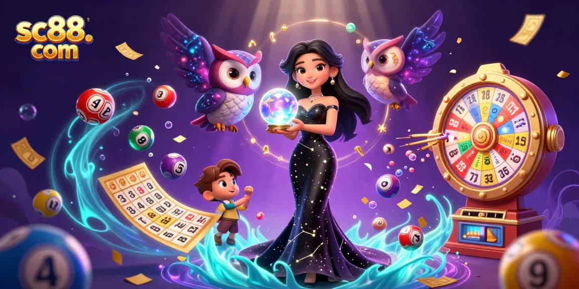Experience thrilling moments at sc88. com with vibrant lottery elements and a mystical atmosphere.