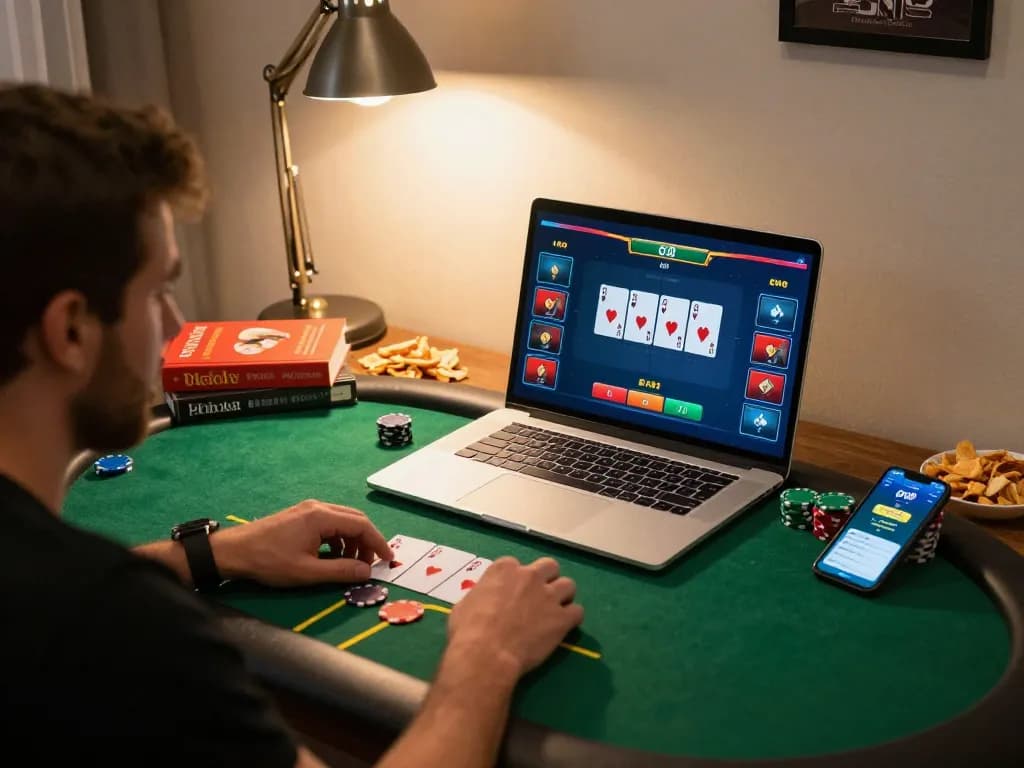 Engaging moment in gameplay with the game go8 app on screen, highlighting strategic betting.