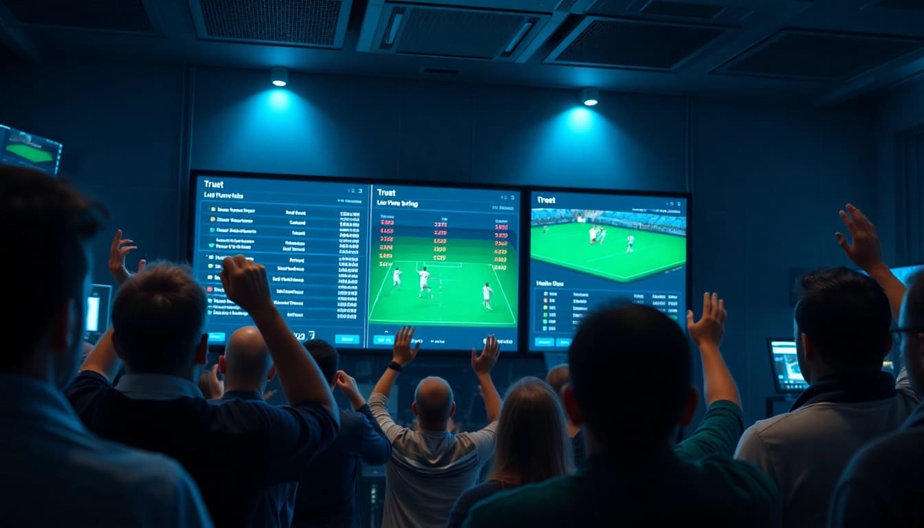 Exciting live soccer betting odds displayed at https://keonhacai.gold/ in a modern sportsbook setting.