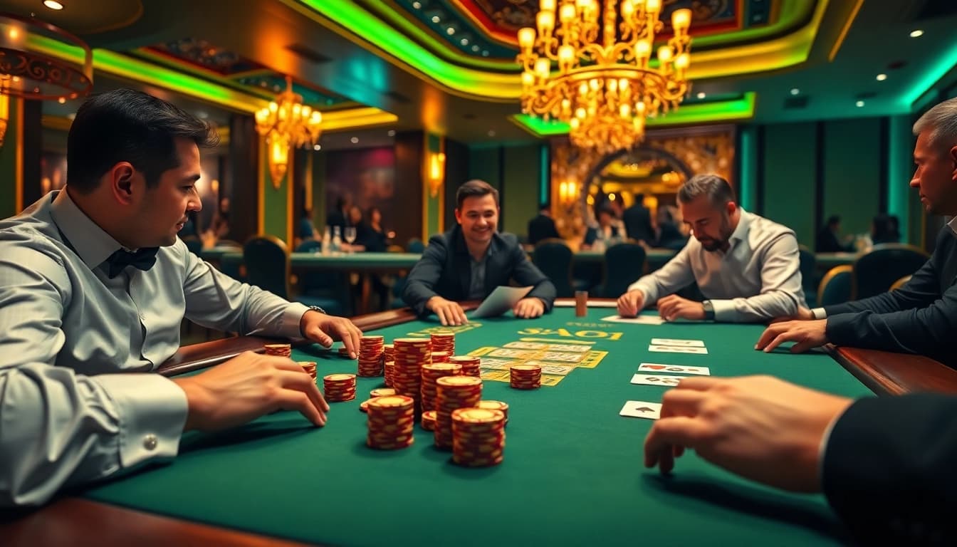 Engage with competitive poker action at https://gg88.biz/ featuring luxurious chips and cards.
