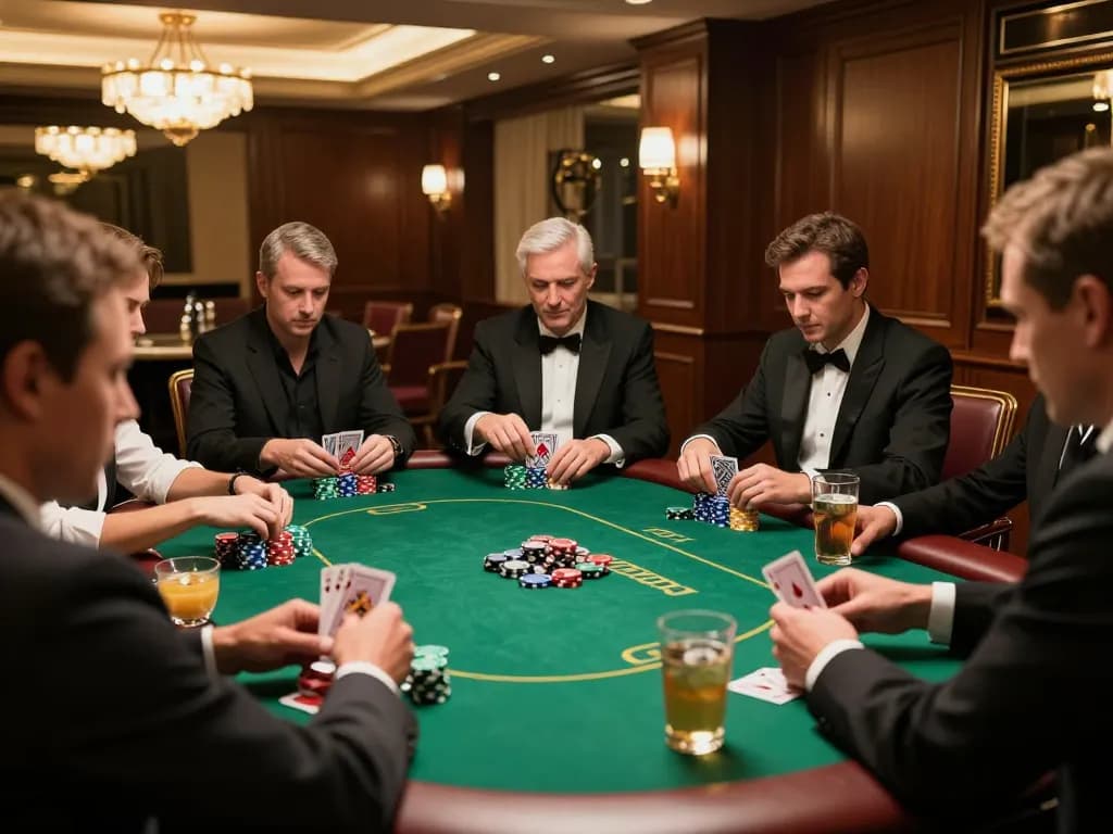 Join the high-stakes poker action at cm88 with players engaged in strategic gameplay.