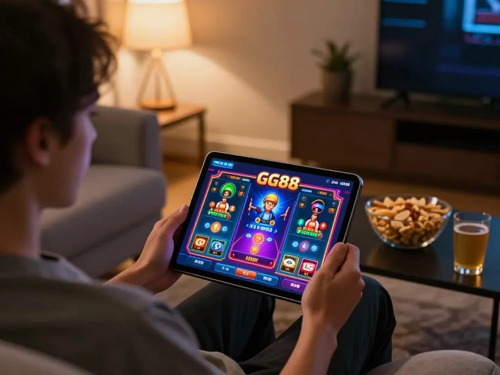 Play exciting games at GG88 online casino from the comfort of home with engaging tablet experience