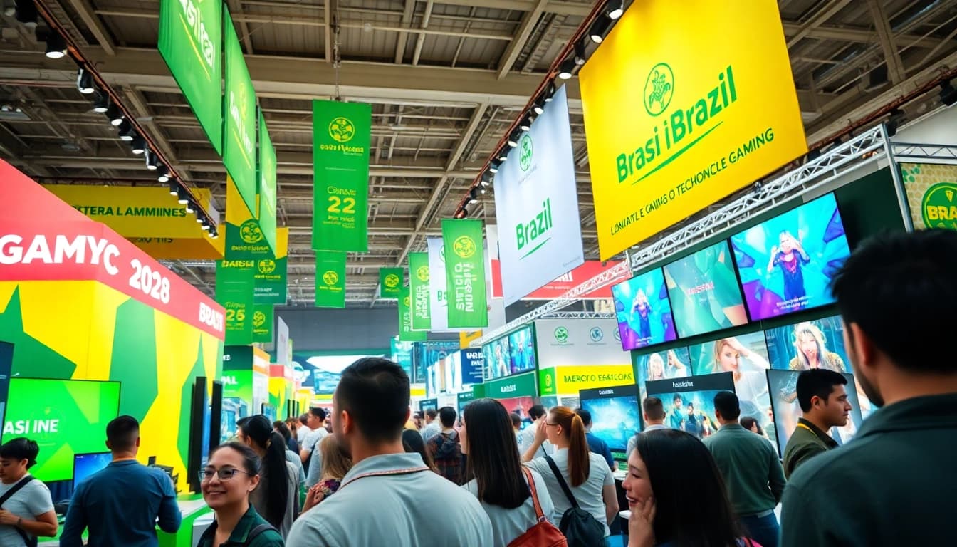 Bustling Brazil iGaming & Events in 2026 showcasing technology and engagement.