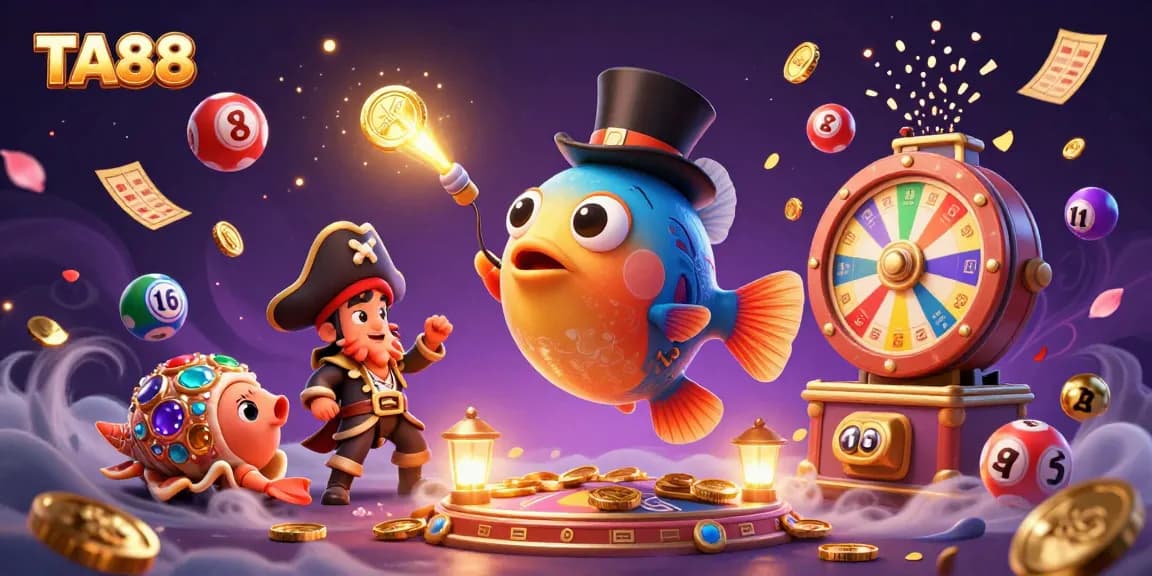 Engage in TA88 casino fun with vibrant characters and dynamic gambling elements.