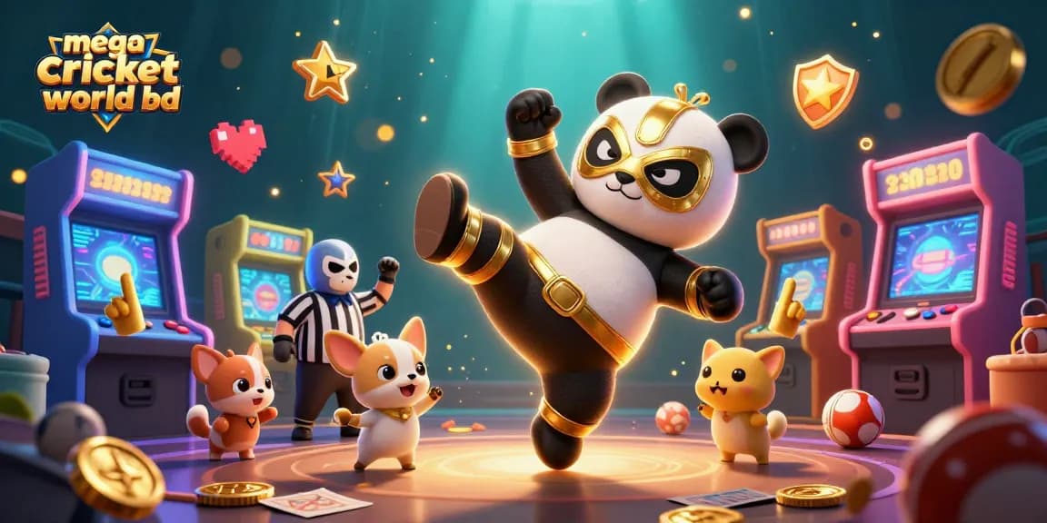 Experience thrilling gameplay with mega cricket world bd as the panda wrestler kicks off in vibrant casino action.