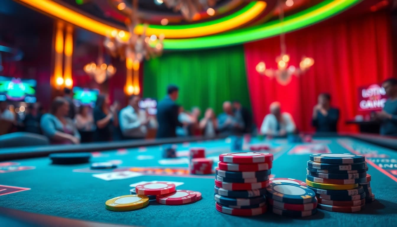 5777 bet লগইন অ্যাপ apk নিয়ে উত্তেজনাপূর্ণ ক্যাসিনো পরিবেশ দেখাচ্ছে।