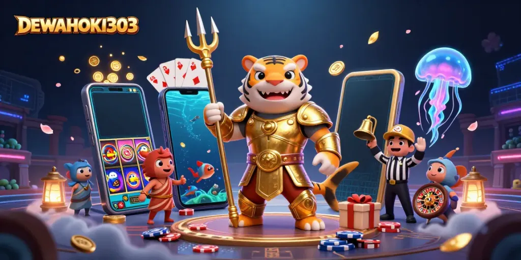 Raih Jackpot Maxwin di DEWAHOKI303 dengan permainan slot menarik dan simbol keberuntungan.