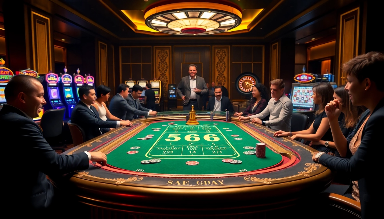Experience thrilling games at S666 casino with vibrant tables and exciting players.