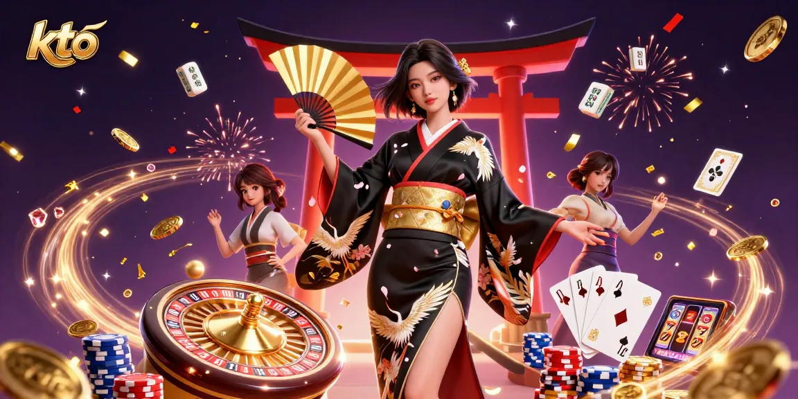 Experience exciting gameplay at kto with stunning visuals showcasing traditional and modern elements in a casino scene.