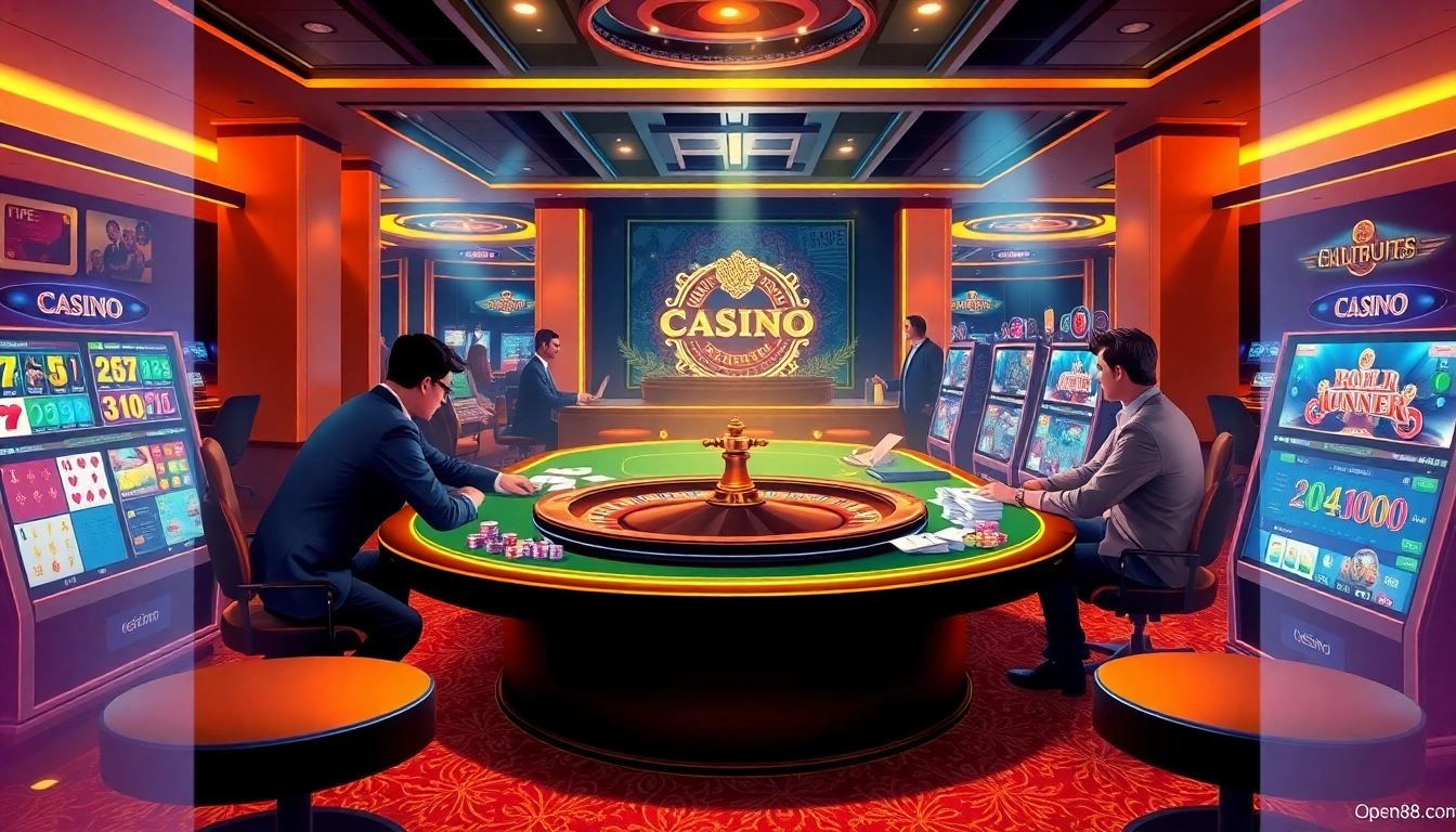 Experience thrilling online gambling at https://open88ss.com/ with colorful slot machines and poker action.