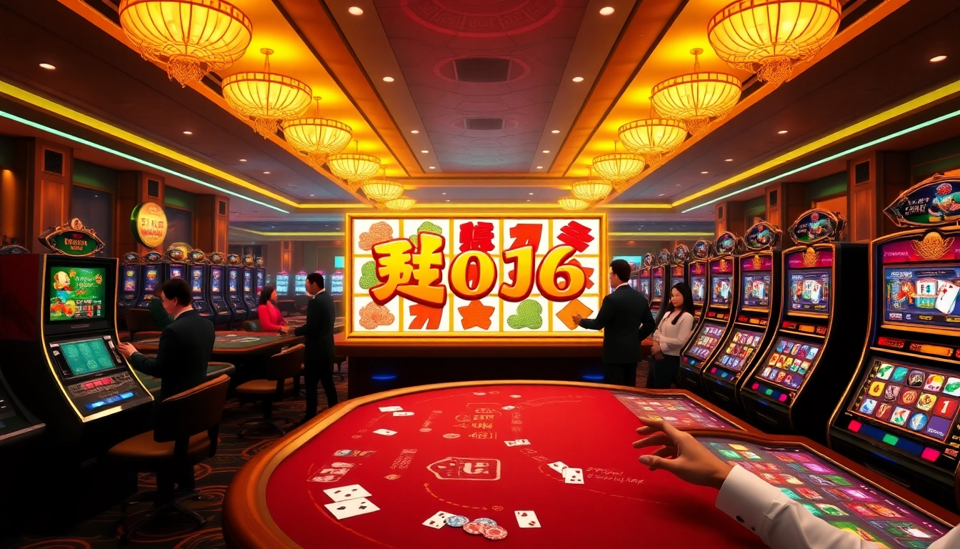 Engaging visuals of the demo slot mahjong highlighting thrilling gameplay and vibrant casino atmosphere.