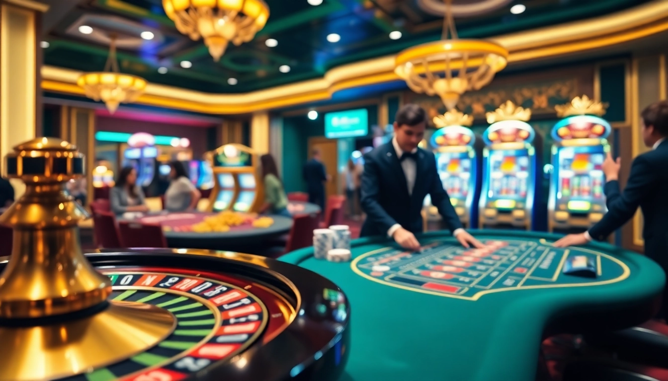 Thrilling gambling experience at a professional casino highlighting lô đề uy tín.