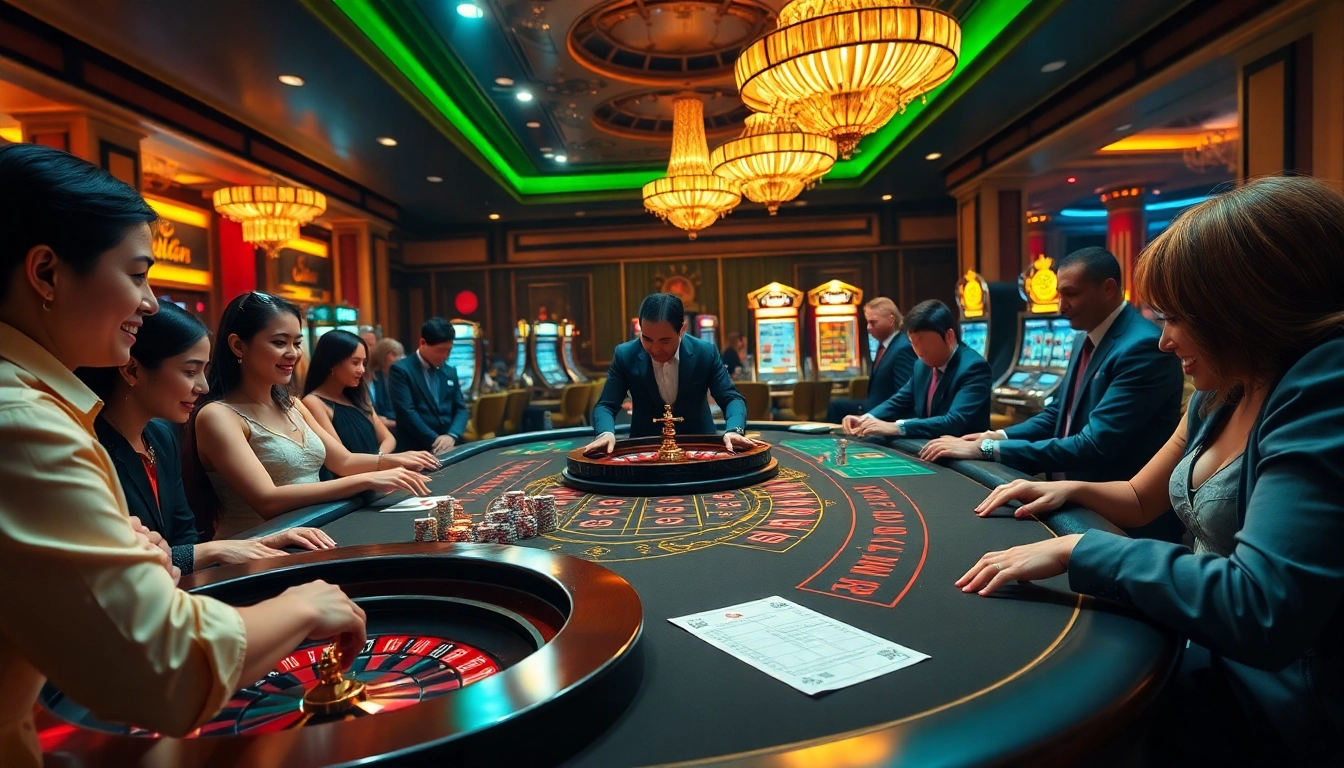 Experience high-stakes gaming at OKFUN with thrilling roulette and poker action.
