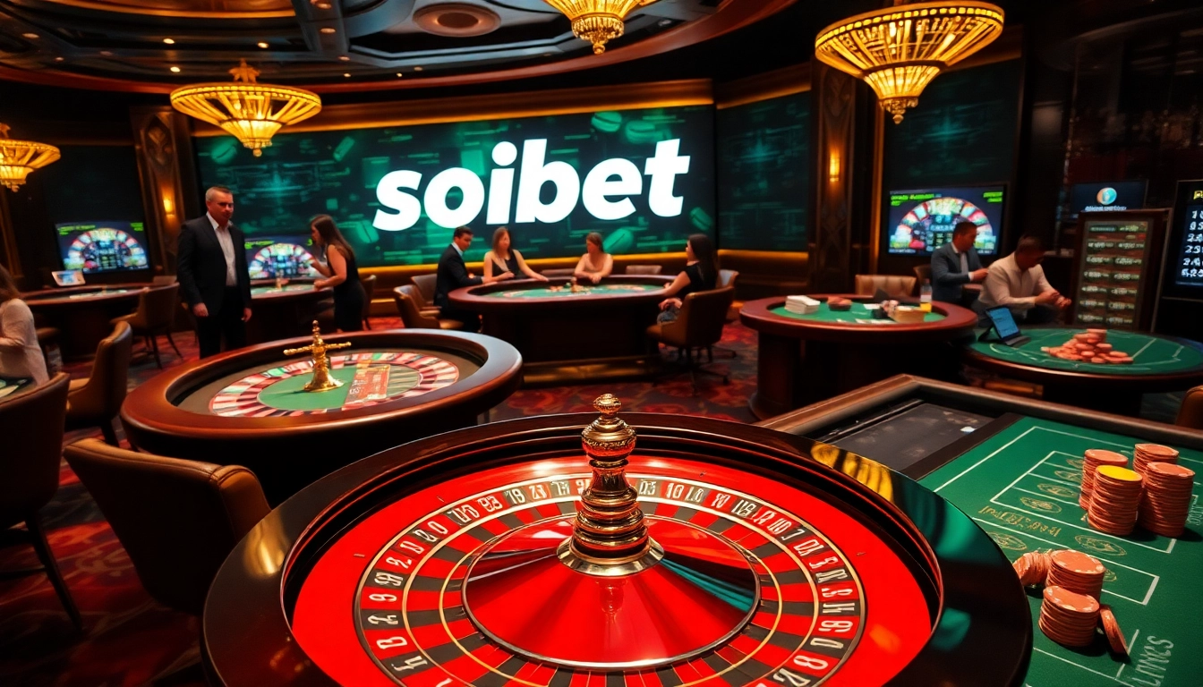 Experience the thrill at ทางเข้า soibet ล่าสุด with vibrant casino tables and engaging gaming interfaces.