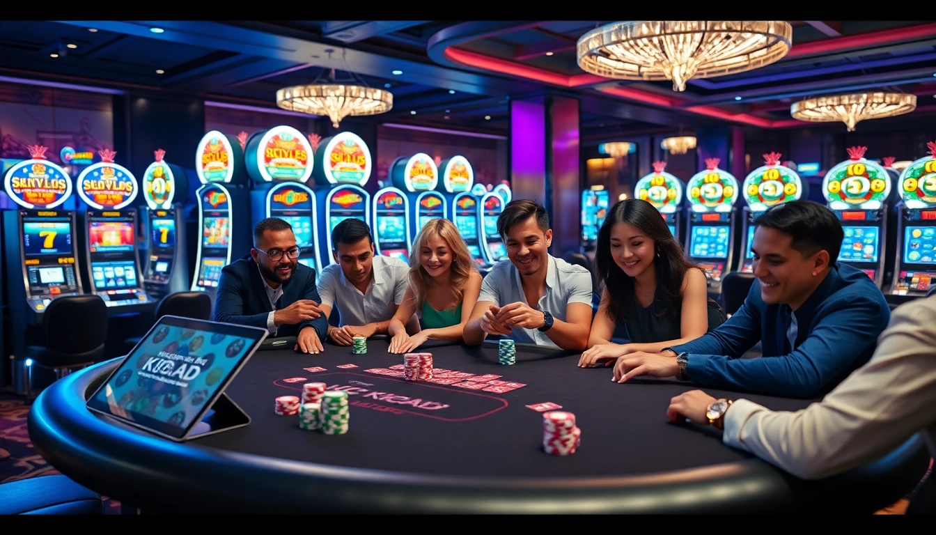 Experience the excitement at KJC with immersive casino games and engaging players at https://kjc.ad/.