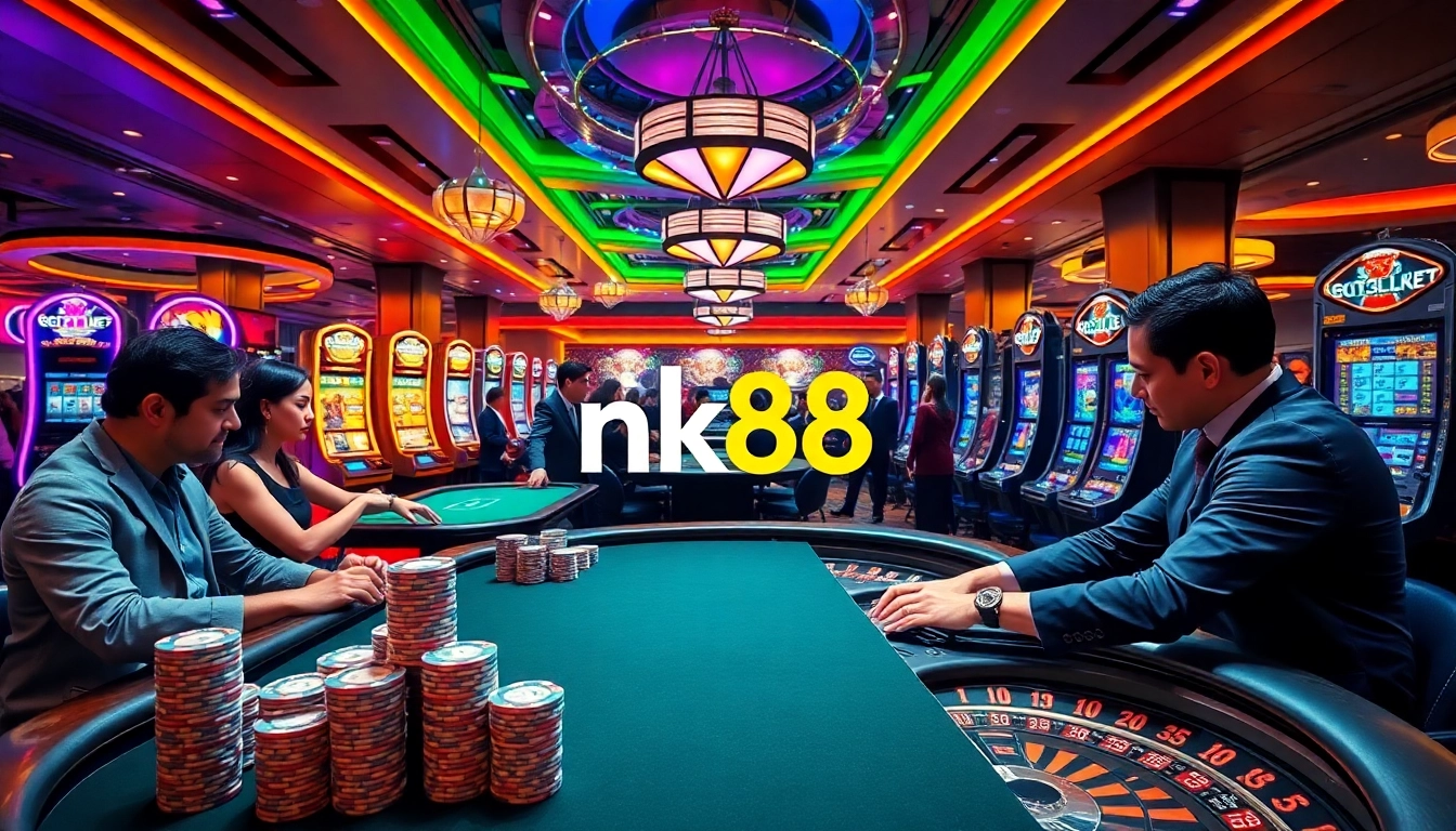 Experience the vibrant gaming scene at nk88 with lively slots and engaged players.