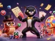 Experience the excitement of Tải game Sunwin with a dynamic 3D casino illustration featuring vibrant elements.